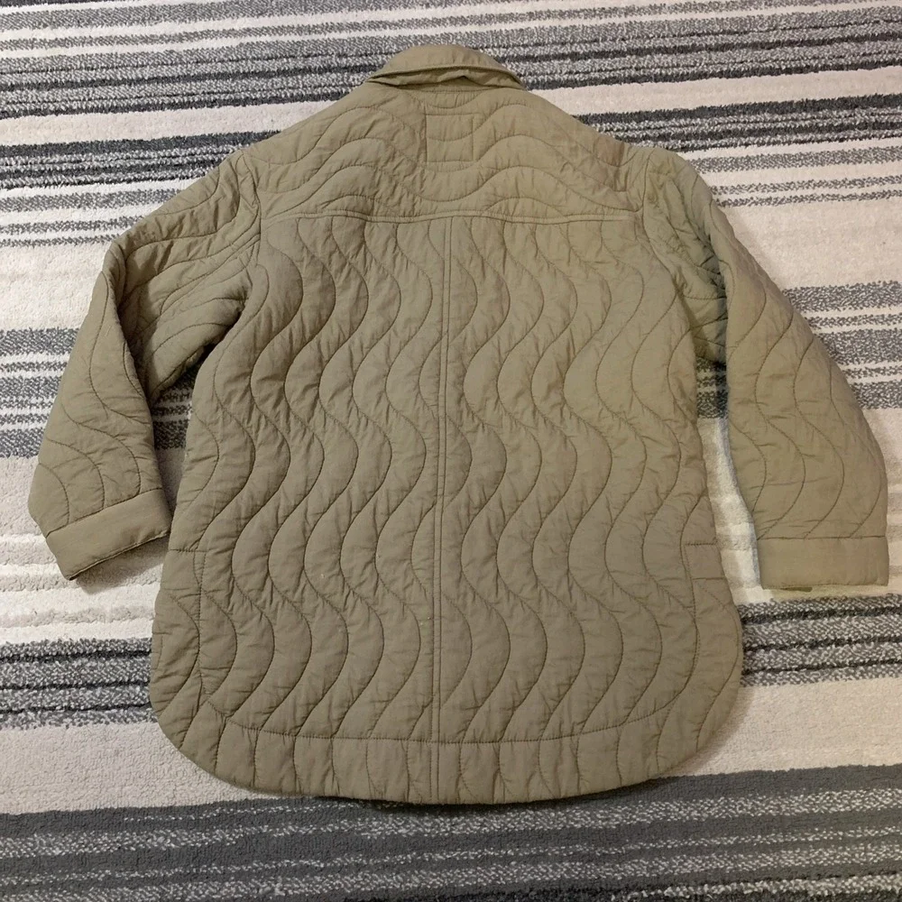 Madewell Quilted Belrose Shirt Jacket Women's Size Medium - Picture 6 of 7